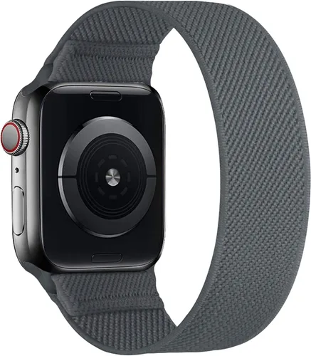 Miniatura 26 de Correa elástica de nailon para Apple Watch, de 1.49, 1.57, 1.61, 1.65, 1.73, 1.77 y 1.772 pulgadas, deportiva, trenzada, Ultra iWatch Serie 8 7 SE 6