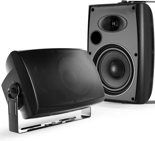 STUDIOFINIX Altavoces Bluetooth para exteriores de 6.5 pulgadas, 400 W, impermeables, con cable, sistema de altavoces impermeables para montaje en