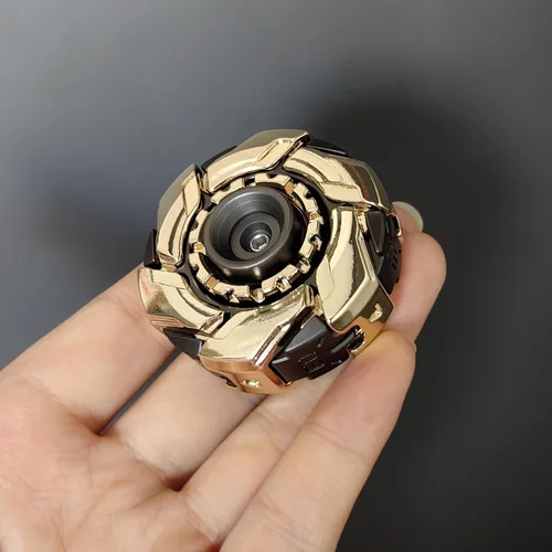 Miniatura 10 de T-Conceal EDC Fidget Sliders Open Armor Spinning Top - Juguetes para aliviar el estrés para adultos, metal magnético gris