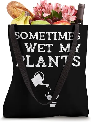 Miniatura 4 de A veces I Wet My Plants Funny Gardening Gardener Broma Bolsa de regalo