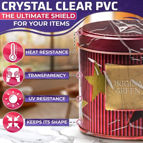 Miniatura 3 de 200 bolsas termorretráctiles – 3 tamaños 3.93 x 5.90 (120) 7.67 x 9.64 (50) 9.64 x 11.61 (30) – Película de PVC transparente para regalo seguro