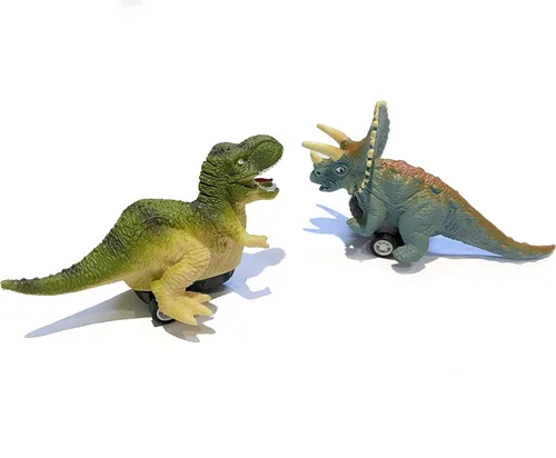 Miniatura 6 de Paquete de 4 huevos jumbo con dinosaurio para tirar hacia atrás, vehículos de dinosaurio, juguetes en el interior para niños y niñas, cesta