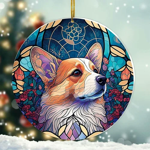 Miniatura 15 de Regalos de Malamute de Alaska - Adorno Navideño de Perro de Alaska 2025 Regalos de Perro de Alaska para Mujeres, Adorno de Malamute de Alaska