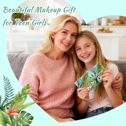 Miniatura 8 de Color Nymph Maquillaje de ojos y mejillas para niñas, paleta de sombras de ojos, rubor e iluminador para adolescentes y adolescentes, ideal