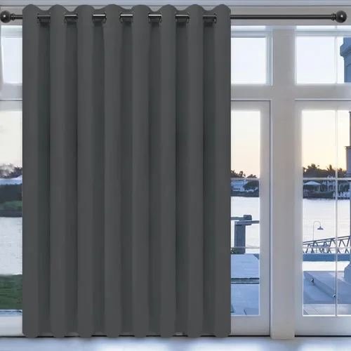 Miniatura 97 de Easy-Going - Cortinas opacas para dormitorio, aislamiento térmico sólido con ojales, cortinas de ventana para reducción de ruido, cortinas