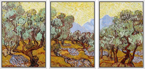 Miniatura 164 de Lienzo decorativo para pared - cuadro con estampado Giclée para decoración del hogar Noche estrellada sobre el Ródano