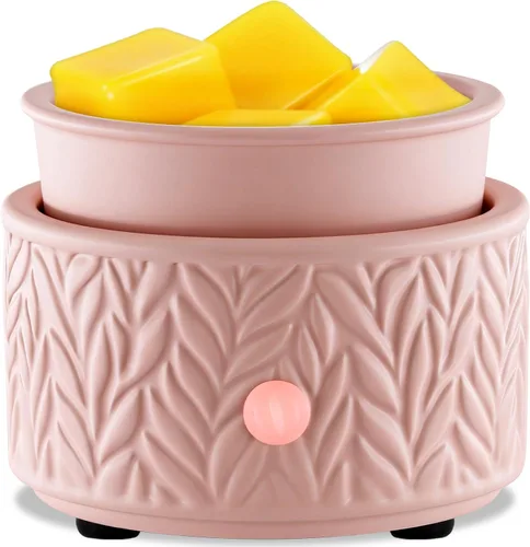 Miniatura 14 de EQUSUPRO - Calentador de cera para derretir cera perfumada, calentador eléctrico de cera de cerámica 4 en 1, quemador de cera de fragancia