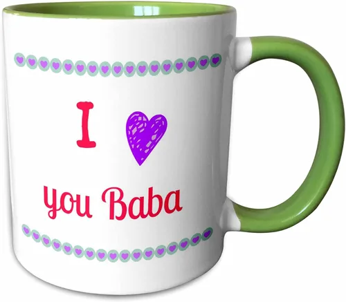 Miniatura 10 de 3dRose RinaPiro - Citas - Te amo baba, abuela abuela - Tazas (mug_212700_4)