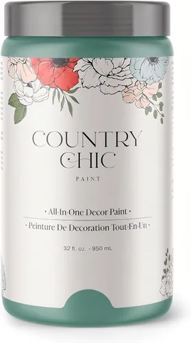 Miniatura 111 de Country Chic Pintura todo en uno estilo tiza para muebles, gabinetes, decoración del hogar, ecológica, acabado mate, imprimación incorporada y capa