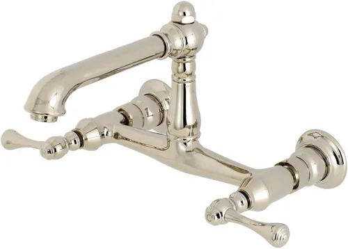 Miniatura 9 de Kingston Brass KS7247BL - Grifo de baño de montaje en pared, latón cepillado Cobrizo cepillado