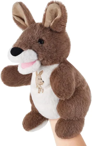 Miniatura 17 de Marionetas de Mano de Animales de 11 Pulgadas Safari Selva Zoológico Bosque Títere Selva Tropical Pastizales Animales Juego de Roles para Niños