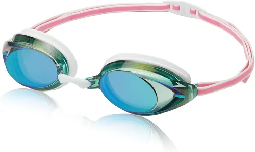 Miniatura 17 de Speedo Gafas de natación para mujer Vanquisher 3.0 con espejo Antiempaña, protección UV, lente ocular 360, ajuste para carreras de mujer