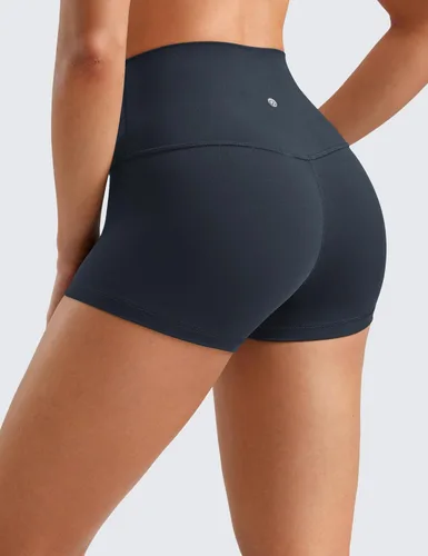 Miniatura 50 de CRZ YOGA Butterluxe - Pantalones cortos de ciclismo de cintura alta para mujer, 2.5 pulgadas, yoga, entrenamiento, elastano, correr, voleibol