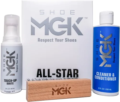 Miniatura 10 de Limpiador de zapatos y retoque blanco Kit de limpieza de zapatos All Star con limpiador y acondicionador y retoque blanco