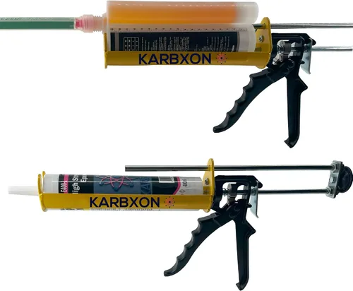 Miniatura 8 de KBX58 Dispensador de epoxi para calafatear/adhesivo 13.5 fl oz Mezcla 3:1 relación de empuje 26:1 grado profesional de contratista de alta