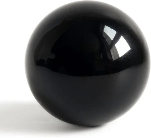 Miniatura 3 de Mina Heal Bola de cristal de obsidiana negra para meditación, adivinación y Feng Shui, esfera de obsidiana para curación energética
