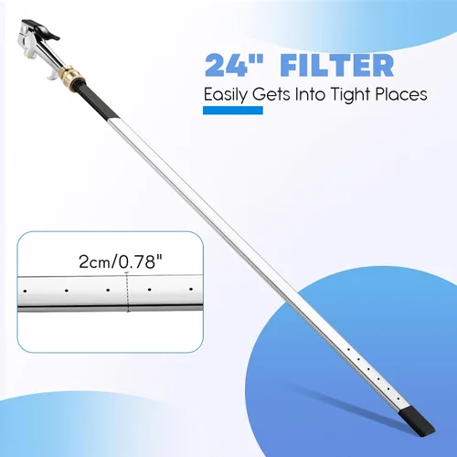 Miniatura 3 de Threlaco Filtro de Aire de 24", Varilla de Limpieza de Radiador para Sistemas de Refrigeración de Alta Eficiencia y Radiadores, Varillas de Limpieza