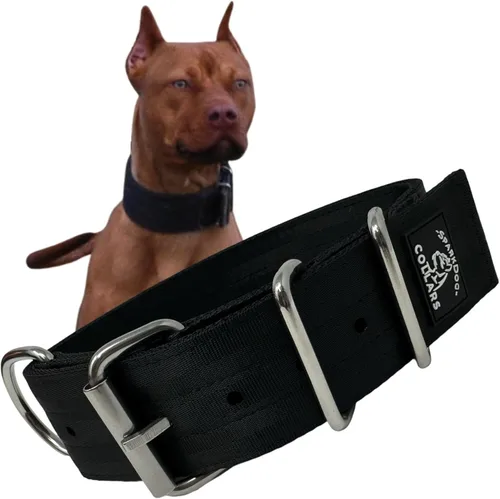 Miniatura 15 de SparkDog - Collar de perro resistente de 1.5 pulgadas, correa ajustable de grado de cinturón de seguridad con herrajes de acero inoxidable