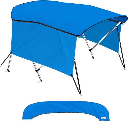 Miniatura 16 de KNOX Bimini tops universales de 3 arcos para paredes laterales, postes de soporte, lona marina 900D a prueba de decoloración, funda de Arena