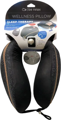 Miniatura 6 de Be Relax Almohada Terapia para Dormir (Camel Negro). Forma Premium Ergo-Smart. Punto Shiatsu. Parche térmico exclusivo para aliviar la tensión