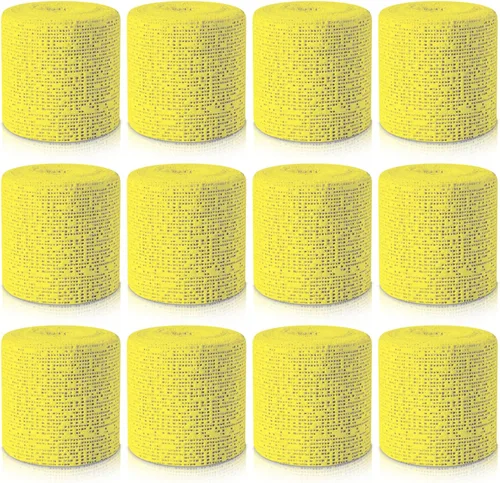 Rollos de tela de yeso de 30 pies - 181 pies, tiras de gasa dorada, vendajes envolventes para manualidades, molde de yeso para el vientre,