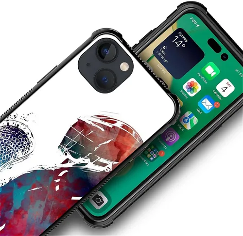 Miniatura 70 de Compatible con funda para iPhone 6 Plus/6s Plus,Bite Your Teeth Diseño de patrón asombroso, funda trasera dura de PC anti-arañazos y a prueba