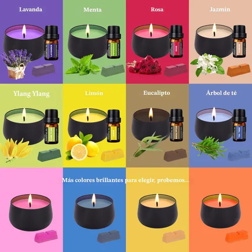 Miniatura 4 de SAEUYVB Kit de fabricación de velas para adultos con placa caliente, suministros de fabricación de velas de soja para principiantes, perfecto como