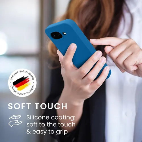 Miniatura 588 de kwmobile Funda Compatible con Google Pixel 6 Pro - Funda de teléfono de silicona TPU con acabado suave - Azul Arrecife