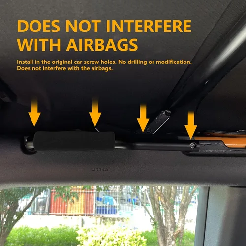 Miniatura 4 de Asas de aluminio para Ford Bronco de 4 puertas de tamaño completo para asiento delantero y trasero trasero 2021 2022 2023 2024 2025 2026, accesorios