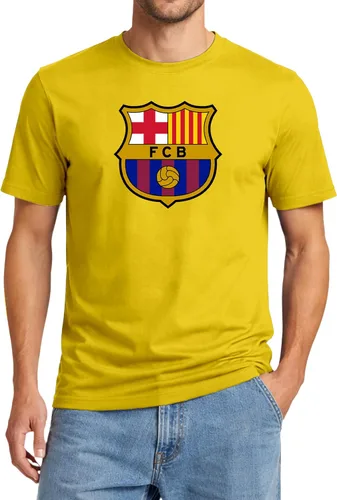 Miniatura 13 de Icon Sports Officially Licensed FC Barcelona Cotton T-Shirt - Unisex Adult azul