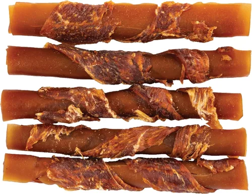Miniatura 3 de SmartBones Palitos envueltos en pollo para perros con mantequilla de maní real, sin piel cruda, 8 unidades (paquete de 24)