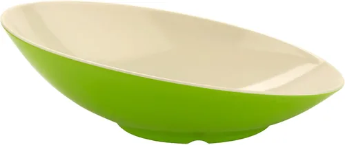 Miniatura 49 de G.E.T. B-792-W - Cuenco en ángulo para servir en cascada para ensaladas, arroz y postre, 24 onzas / 9.25 pulgadas, color blanco
