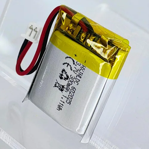 Miniatura 5 de DC 3.7V 300mAh 602025 Batería recargable de polímero de litio, adecuada para productos electrónicos de bricolaje 3.7-5V con reemplazo de batería