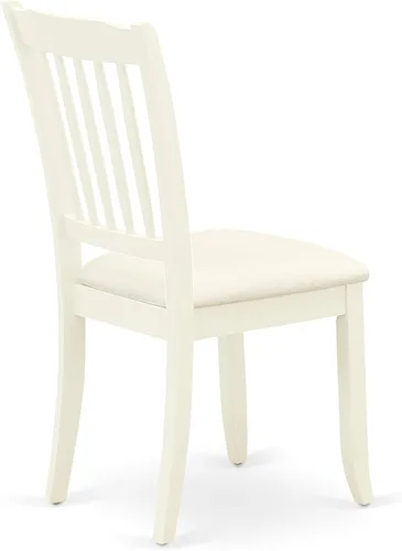 Miniatura 10 de East West Furniture DLDA3-BLK-C - Juego de comedor de 3 piezas que contiene una mesa de comedor redonda con gotas y 2 sillas de cocina tapizadas