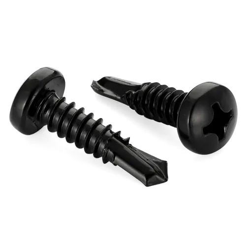 Miniatura 10 de Mellewell Tornillos autoperforantes de cabeza plana #10 x 3/4" (1/2" a 2-1/2" disponibles), tornillos autoperforantes de chapa de acero inoxidable