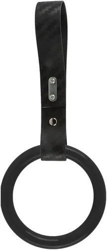 Q1-TECH, JDM Tsurikawa - Anillo japonés para metro, tren, autobús, mango redondo en forma de círculo, correa de mano, anillos de advertencia para