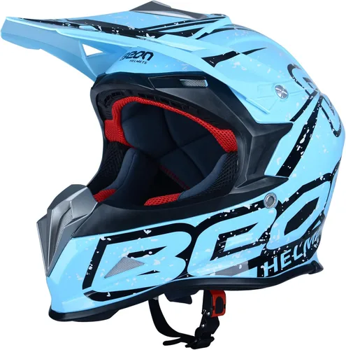 Miniatura 9 de BEON Adult Dirt Bike Helmets Motocross ATV Dirtbike BMX MX Offroad Full Face Motorcycle Helmet, DOT Certified Model B602
