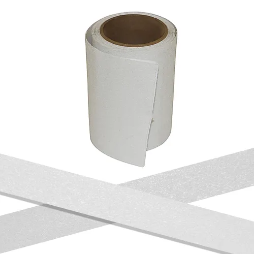 FindTape AST-35 Cinta Antideslizante Premium Antideslizante [Colores]: 6 pulg. x 10 pies (Blanco)