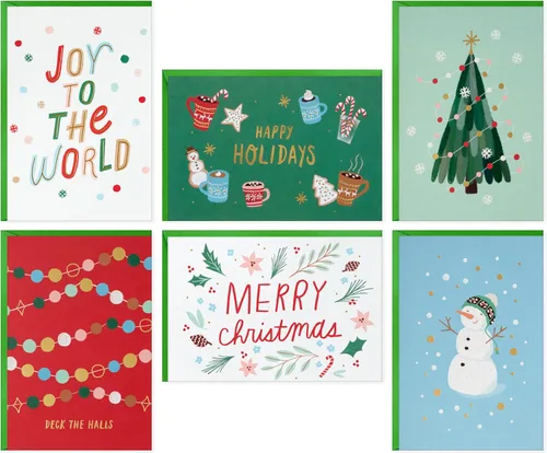 Miniatura 7 de Hallmark - Tarjetas navideñas, “Season's Greetings” (10 tarjetas con sobres)