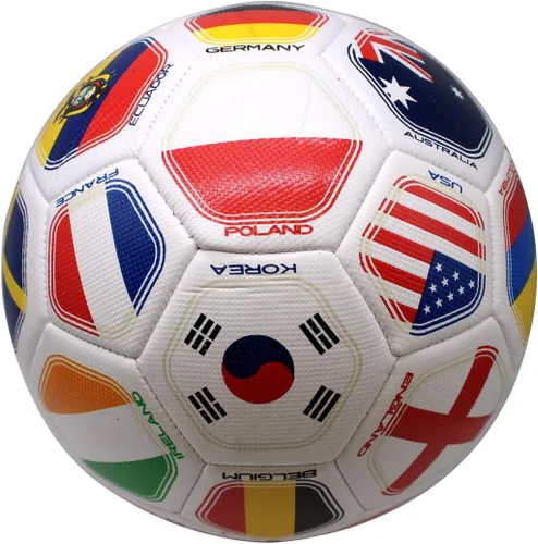 Miniatura 3 de Balón de fútbol al aire libre con bandera mundial 2026 para entrenamiento de bandera mundial, tamaño 5 (grado S)
