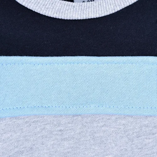 Miniatura 5 de CETEPY Ropa de bebé niño pequeño sudadera patchwork otoño invierno camisa de manga larga pantalones conjuntos de ropa 3-24 meses