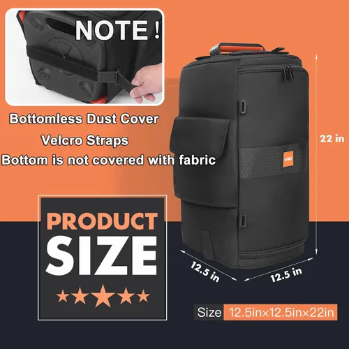 Miniatura 2 de LEFOR·Z Funda para altavoces compatible con JBL PartyBox 120, funda antipolvo para altavoz sin fondo, bolsa de almacenamiento para JBL PartyBox 110