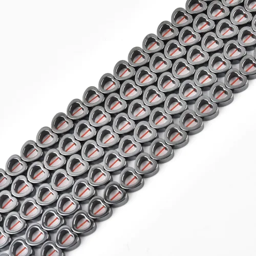 Miniatura 36 de HAAMIIQII 35 piezas de cuentas de gema suelta de hematita negra natural de 12 mm en forma circular, cuentas de piedra espaciadora para hacer