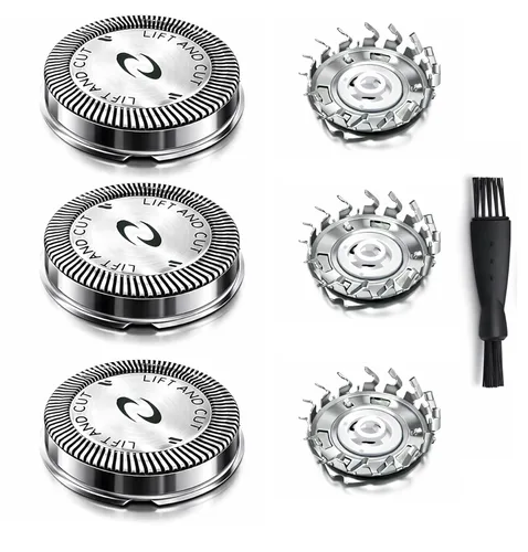 Miniatura 9 de Poweka HQ56 - Cabezales de afeitar de repuesto para HQ3 HQ4 HQ55 HQ56 HQ6, compatible con Philipss Norelcos HQ300 HQ442 HQ916 HS190 HQ6990