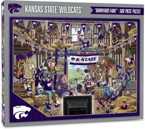 Miniatura 11 de YouTheFan NCAA Barnyard Fans - Rompecabezas de 500 piezas