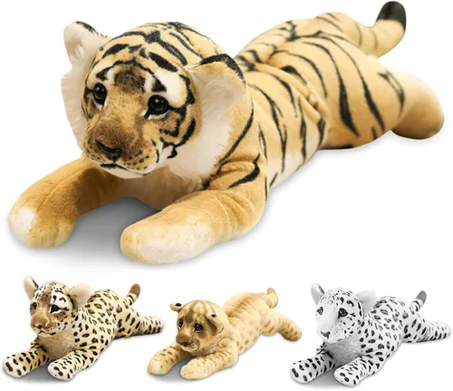 Miniatura 8 de León de Peluche Suave Grande León de Peluche de Felpa León Juguetes Animales de Safari León de Peluche Lindo Juguetes de Peluche de la Jungla