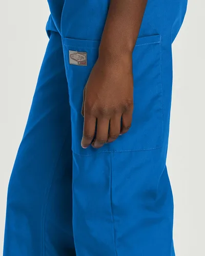 Miniatura 4 de Scrub Zone 83221 - Pantalones elásticos tipo cargo de 3 bolsillos para mujer, gris