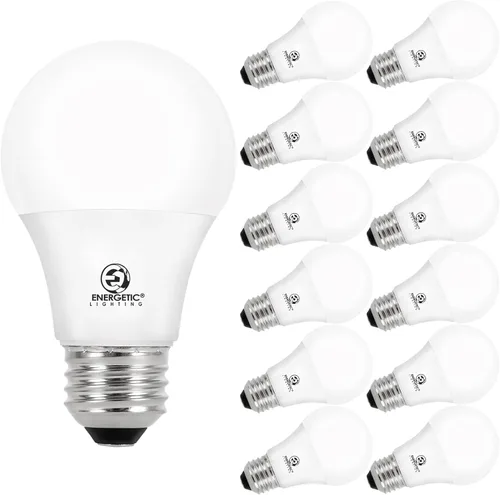 Miniatura 9 de Bombillas LED A19 de ENERGETIC SMARTER LIGHTING, equivalentes a 60 vatios, blanco frío 4000K, base media E26, bombilla LED no regulable, 4000K