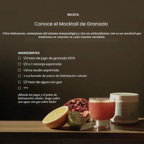 Miniatura 5 de Perelel Polvo de hidratación, suplemento de electrolitos con colágeno y ácido hialurónico, sabor a limonada de mango, sin soja y gluten, sin OMG