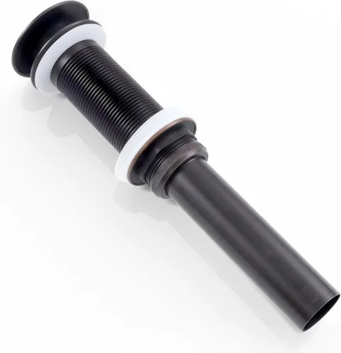 Miniatura 14 de KES Desagüe para lavabo con rebosadero, tapón emergente negro mate, paquete de 2 unidades para lavabo de tocador, tapón de drenaje de metal total